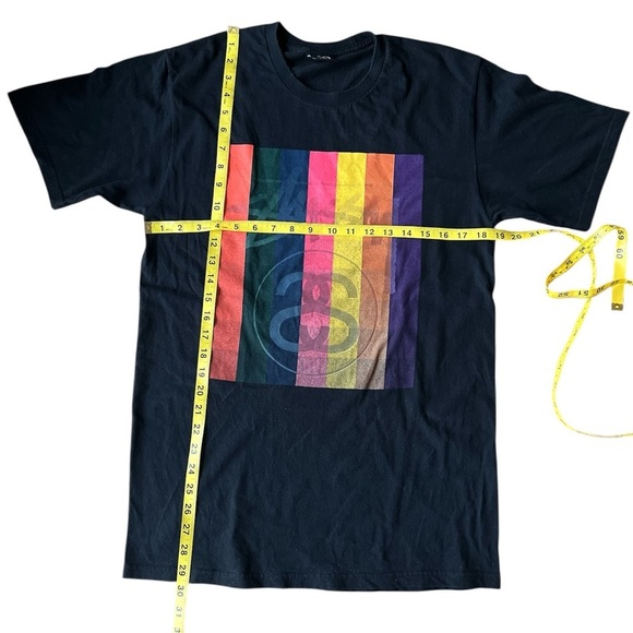 Stussy Colour Squares Tee, Black - Picture 5 of 6